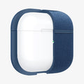 ASD02128 - Apple AirPods 3 Case Urban Fit in navy blue showing the front with case half cut open