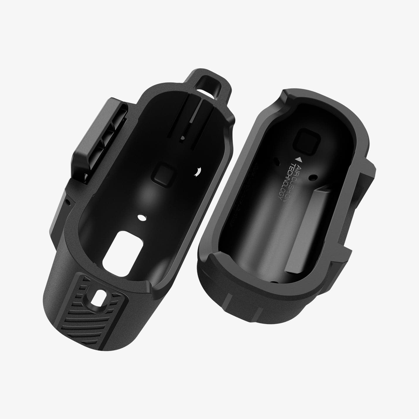 ACS05485 - Apple AirPods Pro 2 Case Lock Fit in matte black showing the inside of case