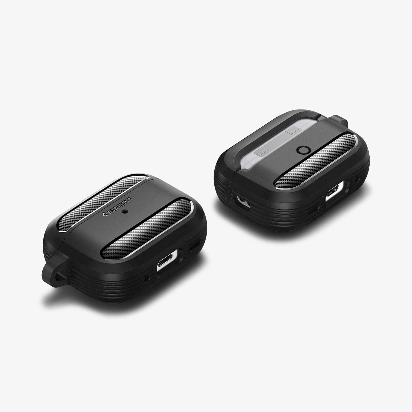 Airpods Pro Rugged Armor Estuche Negro Mate - Shop