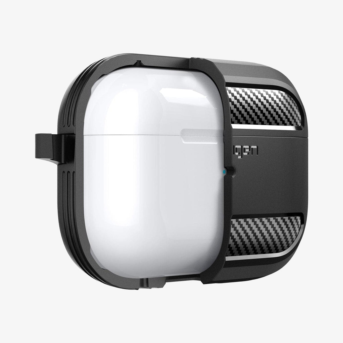 Airpod Gun ACS05482 - Apple AirPods Pro 2 Case Rugged Armor in matte black showing ...