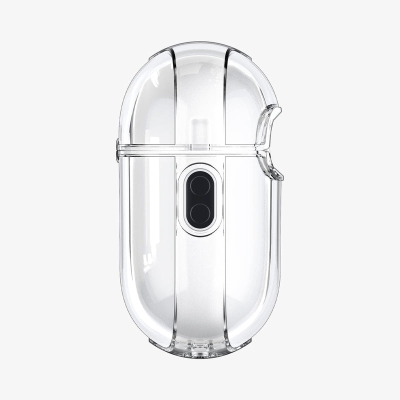 ACS05481 - Apple AirPods Pro 2 Case Ultra Hybrid in crystal clear showing the side