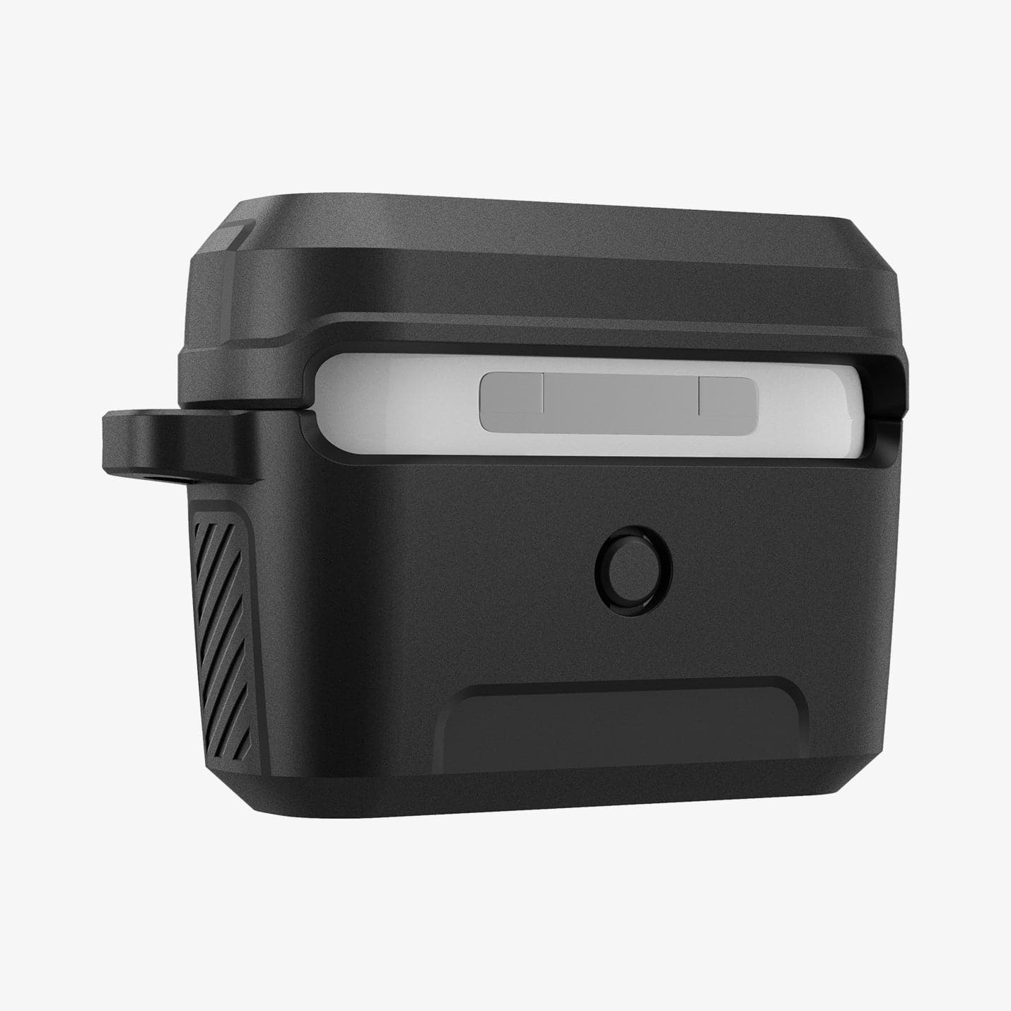 ACS04755 - Apple AirPods Pro Case Lock Fit in matte black showing the back and side
