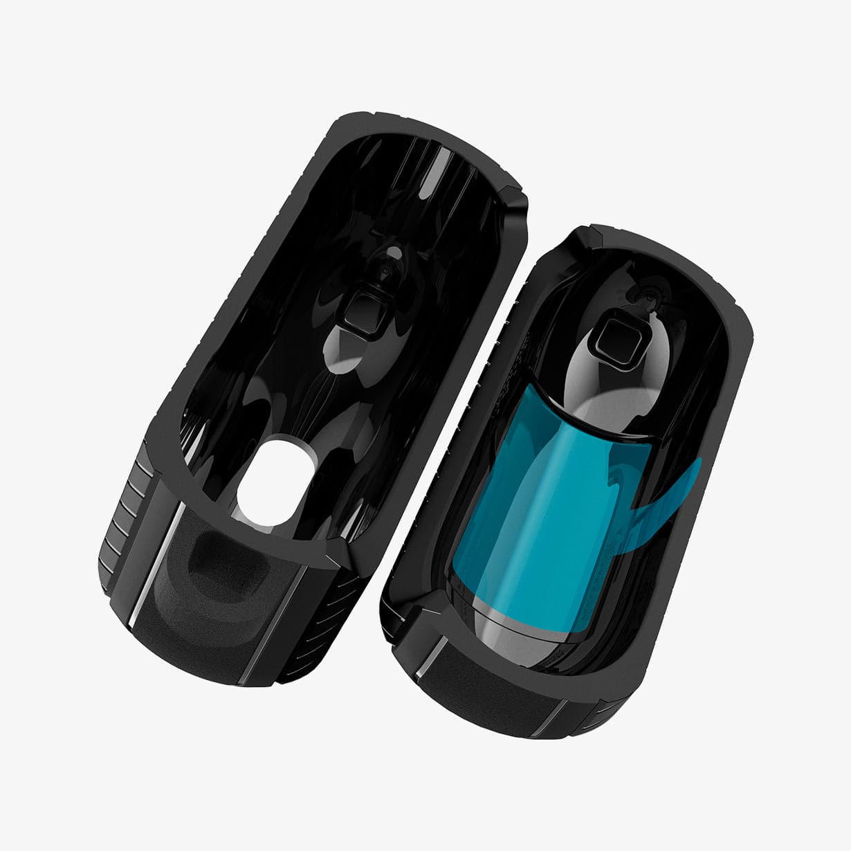 ACS03645 - Airpods Pro Mag Armor in black showing the inside of case