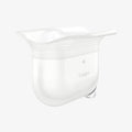 ASD02236 - Apple AirPods Pro / AirPods Pro 2 Case Slim Armor IP in frost clear showing the front and side with two flaps pulled apart