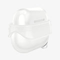 ASD02236 - Apple AirPods Pro / AirPods Pro 2 Case Slim Armor IP in frost clear showing the front and side with flaps pulled down