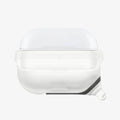 ASD02236 - Apple AirPods Pro / AirPods Pro 2 Case Slim Armor IP in frost clear showing the front with front flap pulled down