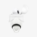 ASD02236 - Apple AirPods Pro / AirPods Pro 2 Case Slim Armor IP in frost clear showing the side with two flaps pulled down and AirPods inside