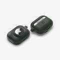 ACS04391 - Apple AirPods Pro Case Tag Armor Duo in military green showing the front, back and bottom