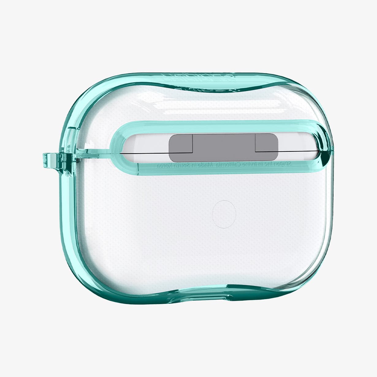 ASD01290 - Apple AirPods Pro Case Ultra Hybrid in green crystal showing the back and side