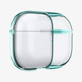ASD01290 - Apple AirPods Pro Case Ultra Hybrid in green crystal showing the front with case cut half open