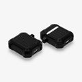074CS26497 - Apple AirPods 1 / 2 Case Tough Armor in black showing the front, back and sides