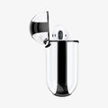 ASD01300 - Apple AirPods 1 / 2 Case Ultra Hybrid in black showing the side with top open and AirPods inside