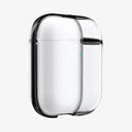 ASD01300 - Apple AirPods 1 / 2 Case Ultra Hybrid in black showing the front with case cut half open