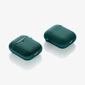 ASD00678 - Apple AirPods 1 / 2 Case Urban Fit in midnight green showing the front, back and sides