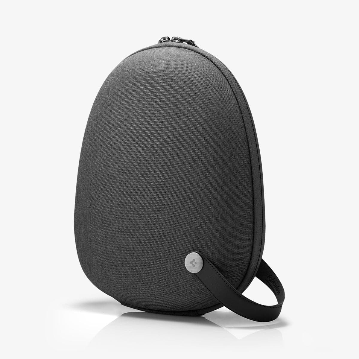 AFA02996 - Airpods Max Klasden Pouch in charcoal gray showing the front and partial side
