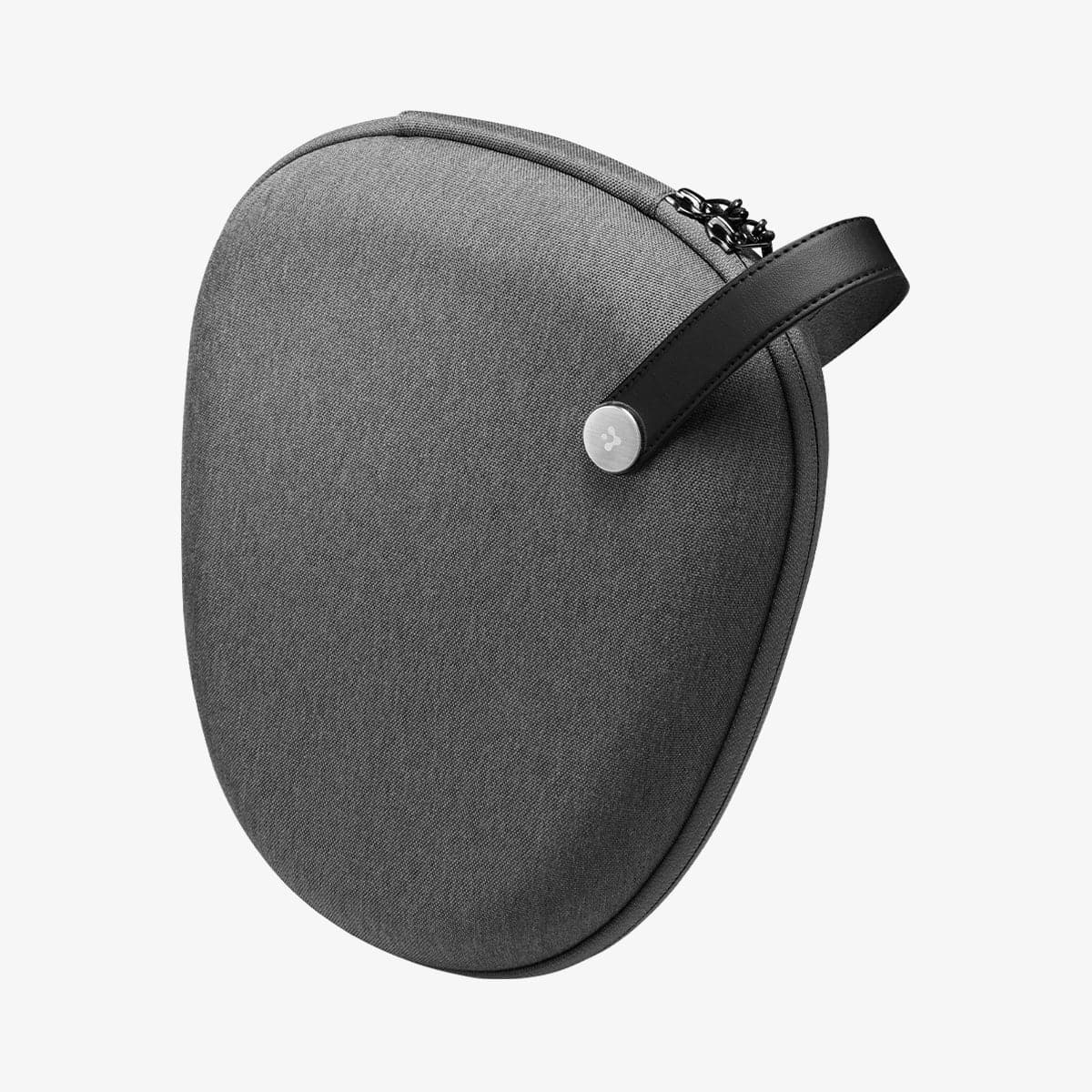 AFA02996 - Airpods Max Klasden Pouch in charcoal gray showing the back and partial side