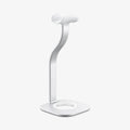 AMP02817 - Apple Airpods Max MagFit Stand in silver showing the front and partial side