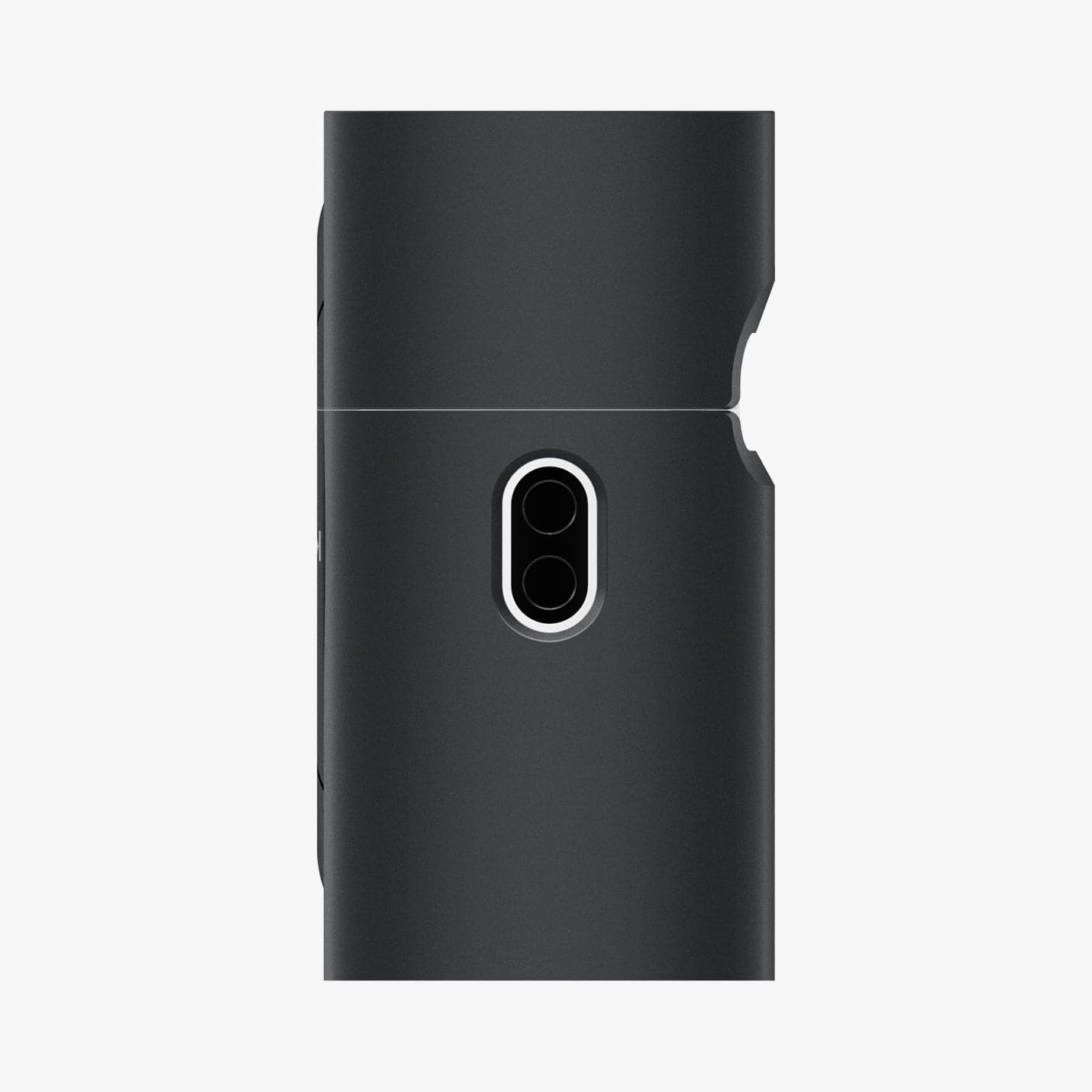ACS05486 - Apple AirPods Pro 2 Case Classic Shuffle in charcoal showing the side
