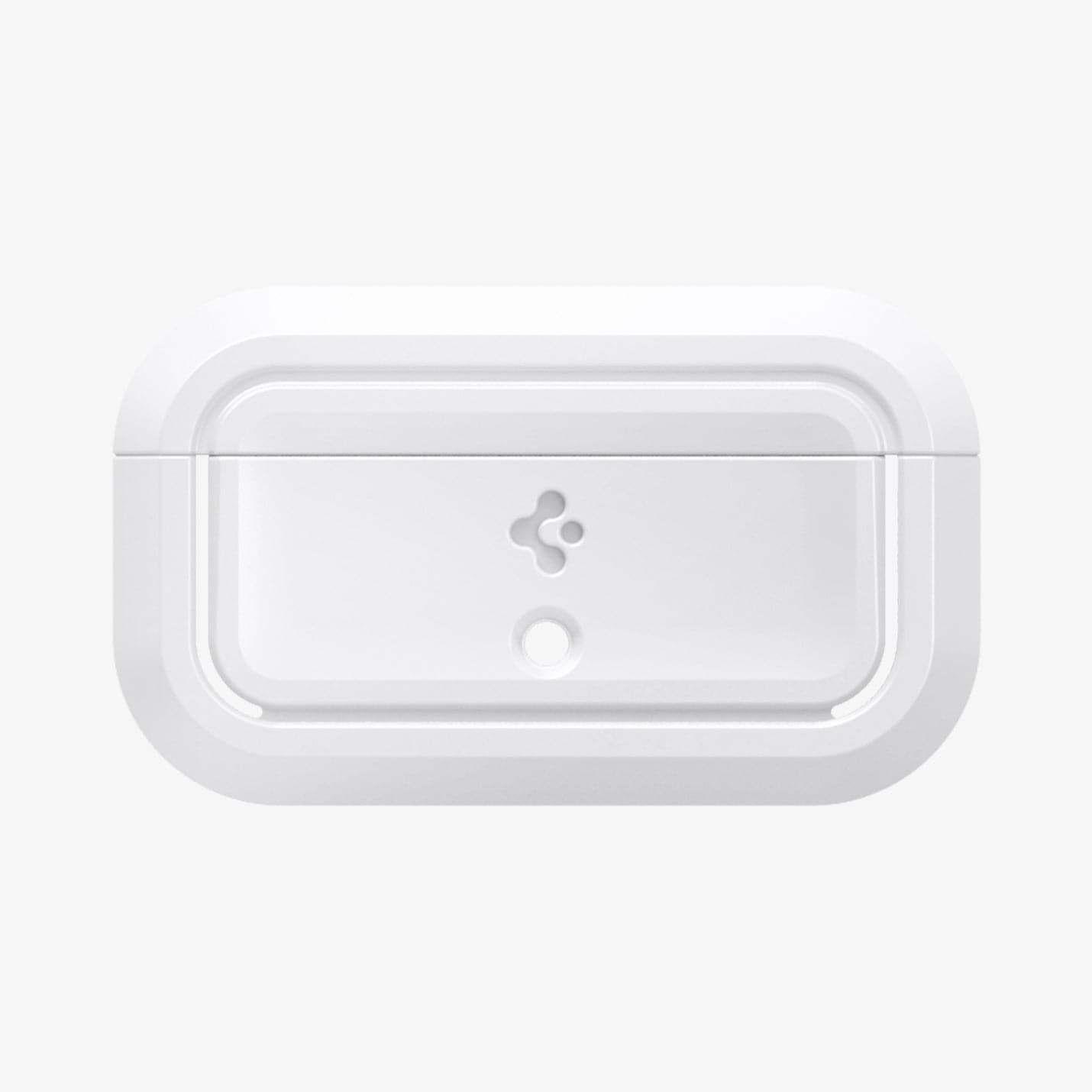 ASD06090 - Apple AirPods Pro / AirPods Pro 2 Case Lock Fit in white showing the front