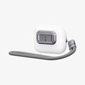 ASD06155 - AirPods Pro 2 Lock Fit M in Metallic Gray showing the front and side with lanyard attached