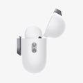 ASD06155 - AirPods Pro 2 Lock Fit M in Metallic Gray showing the side with top open and AirPods inside