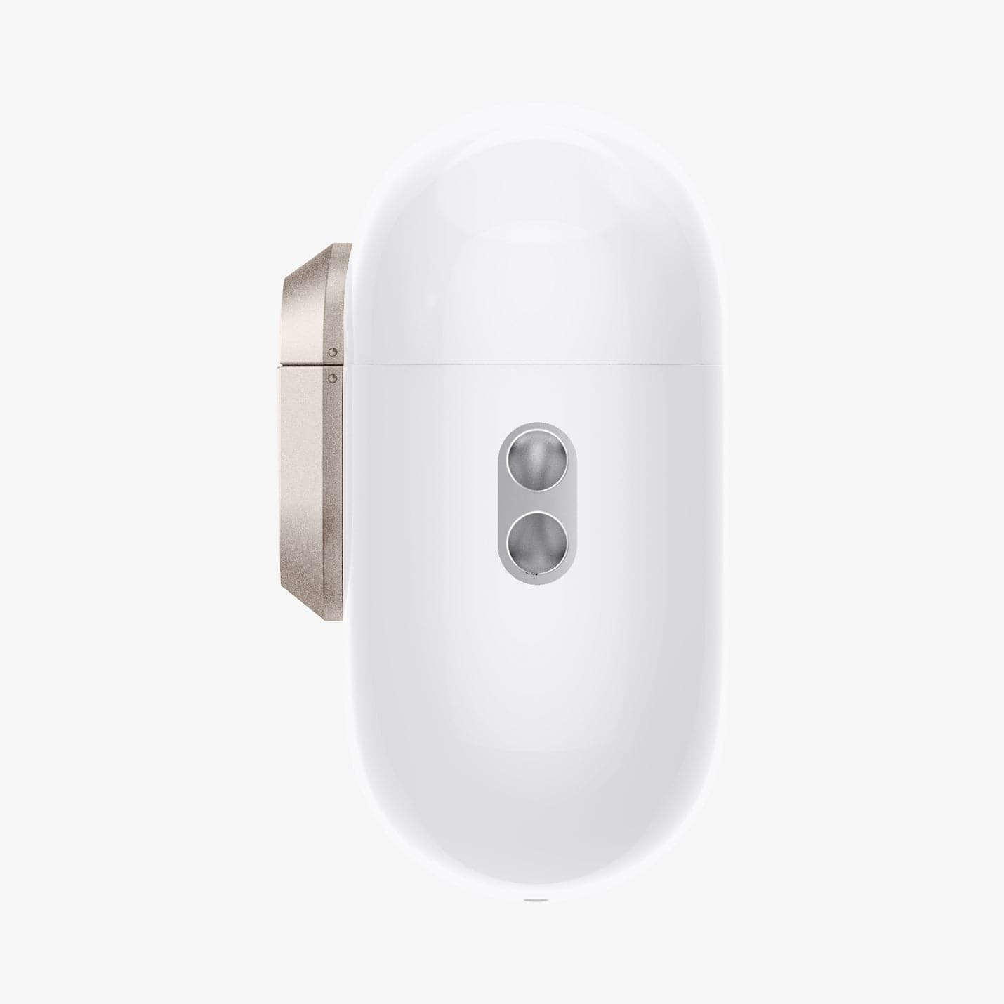 ASD06154 - AirPods Pro 2 Lock Fit M in Starlight showing the side
