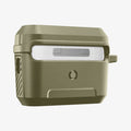 ACS05911 - Apple AirPods Pro 2 Case Lock Fit in vintage khaki showing the back and side
