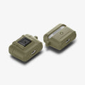 ACS05910 - Apple AirPods Pro Case Lock Fit in vintage khaki showing the front, back, sides and bottom