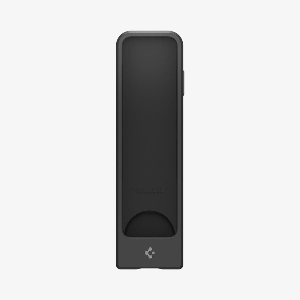 ACS03746 - Siri Remote (2nd Generation) Silicone Fit / AirTag in black showing the inside of case