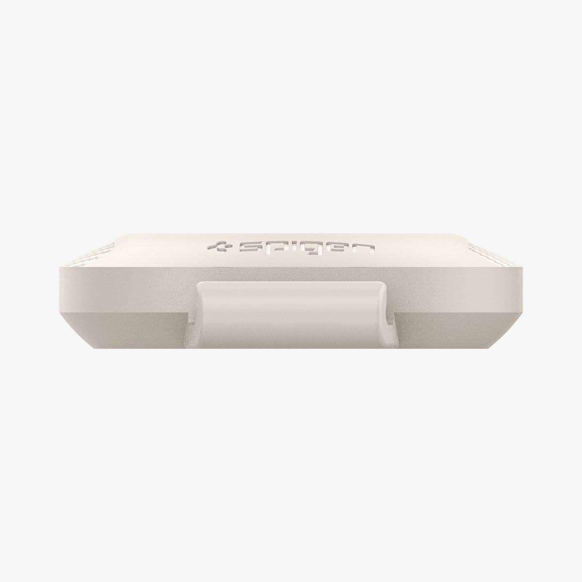 AHP03632 - Apple AirTag Pet Collar ComforTag in cream showing the bottom