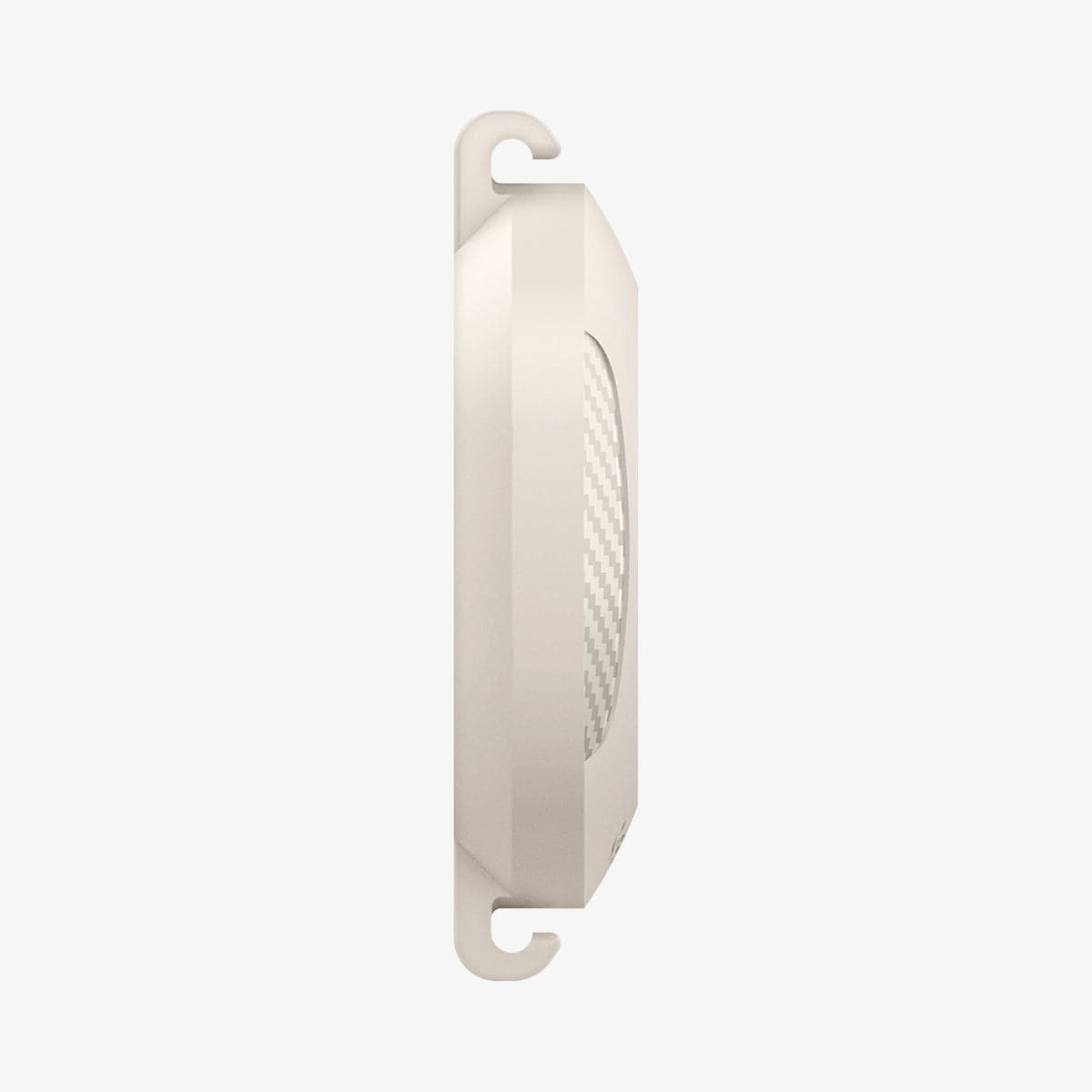 AHP03632 - Apple AirTag Pet Collar ComforTag in cream showing the side