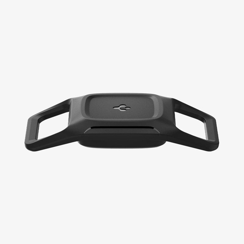 AHP03868 - Apple AirTag Tag Armor in black showing the side and front