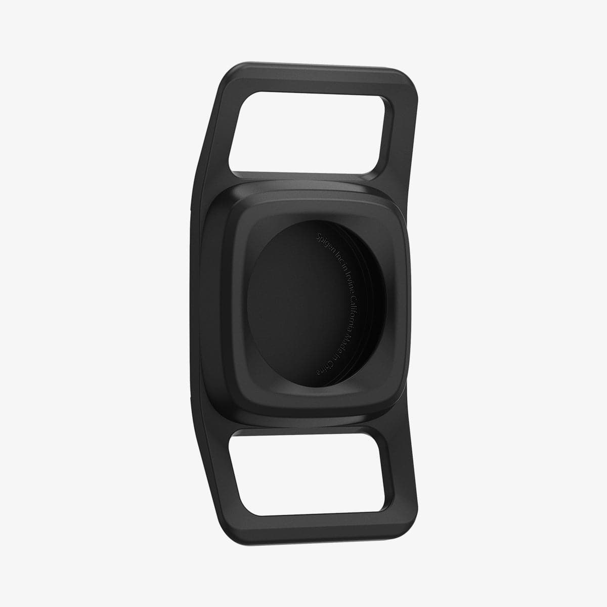 AHP03868 - Apple AirTag Tag Armor in black showing the back with no airtag inside