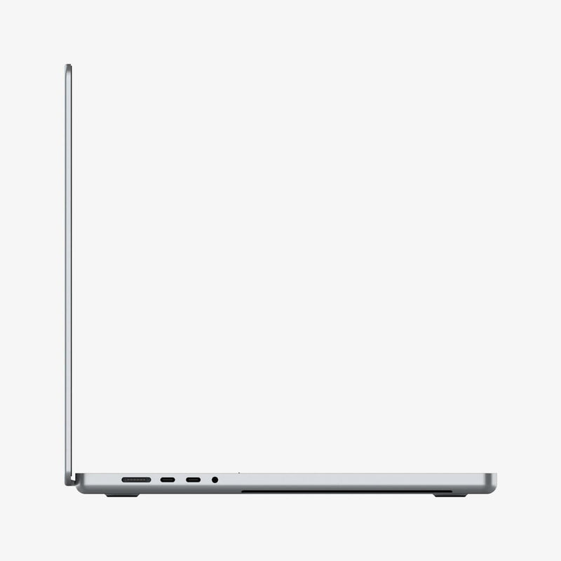 AGL04233 - MacBook Pro 16-inch (2023) GLAS.tR SLIM in Clear showing the side