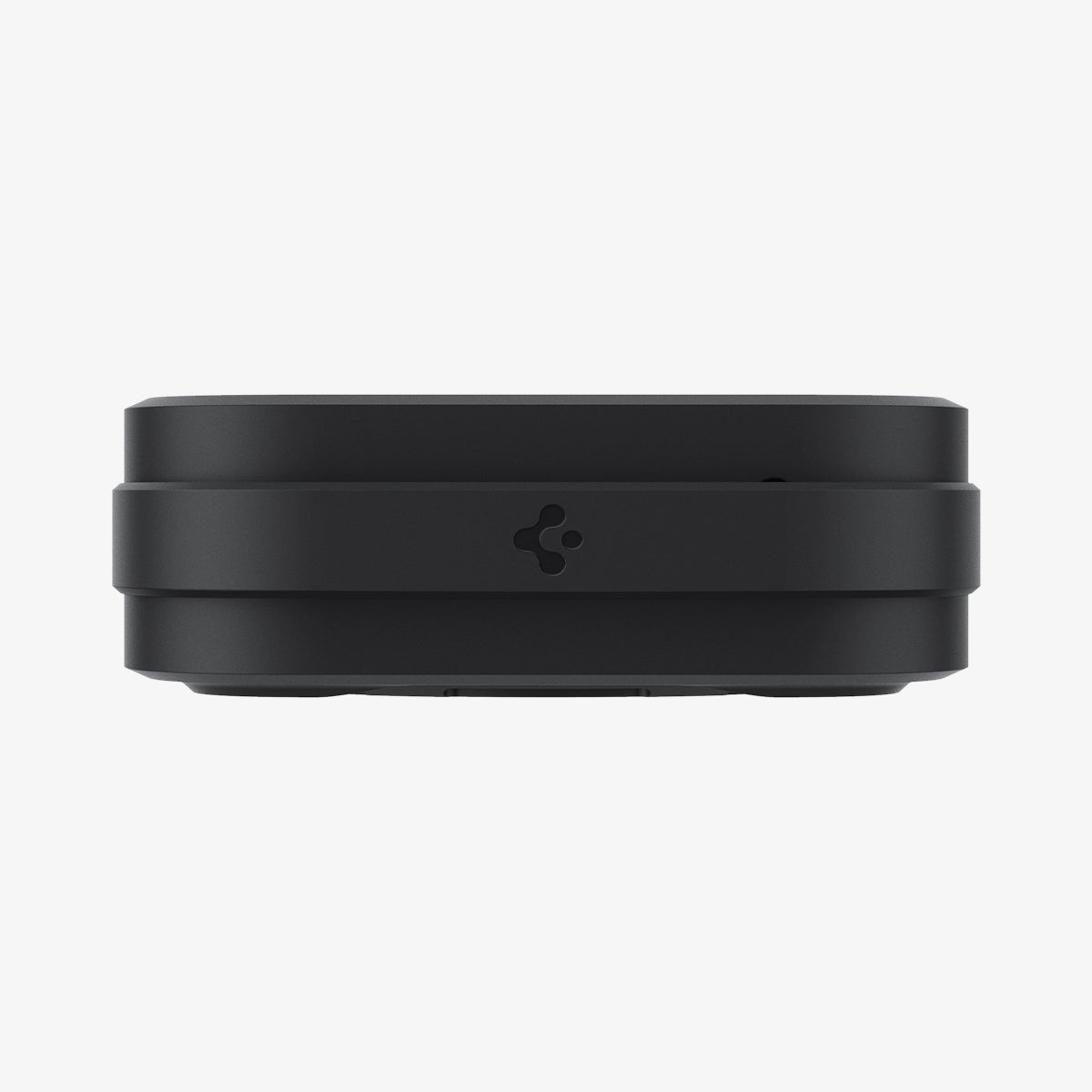AMP03785 - Apple TV 4K Mount Silicone Fit in black showing the front