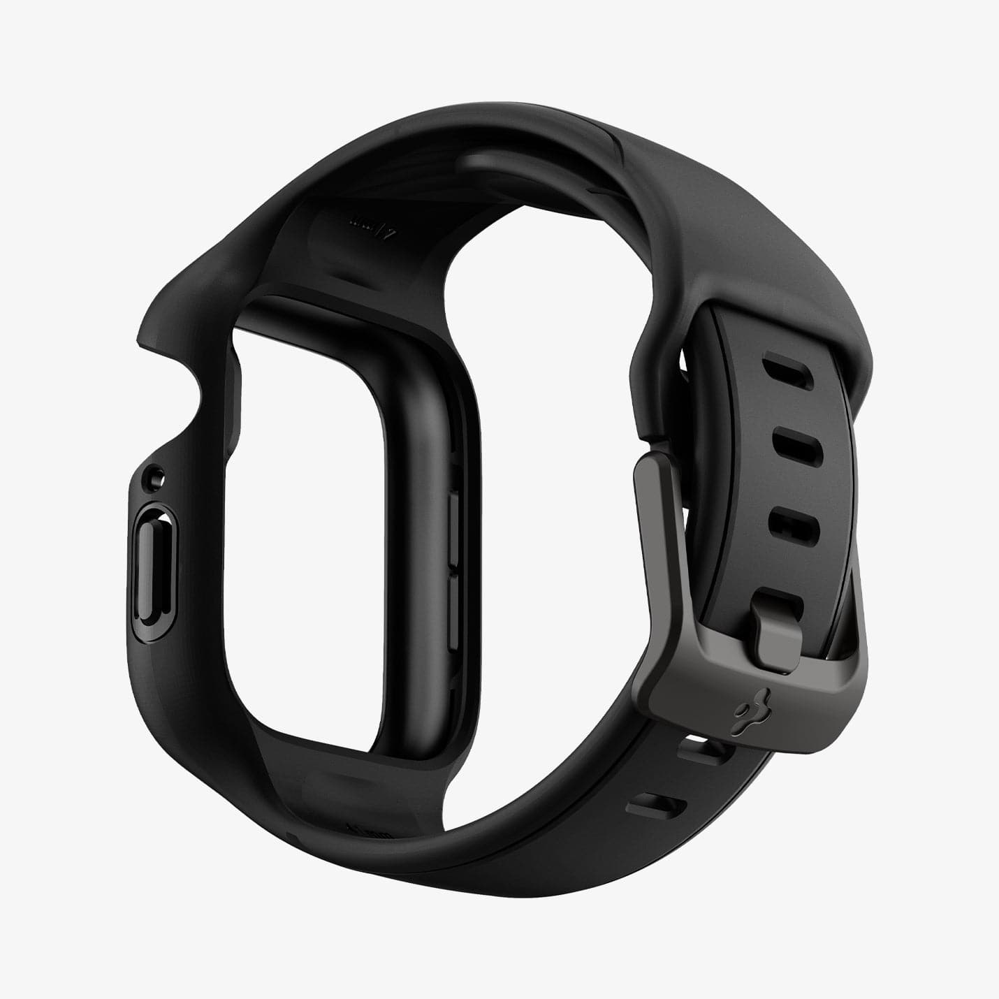 ACS04190 - Apple Watch Series (41mm) Case Liquid Air Pro in black showing the back with no watch face