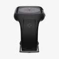 ACS04190 - Apple Watch Series (41mm) Case Liquid Air Pro in black showing the bottom and partial front