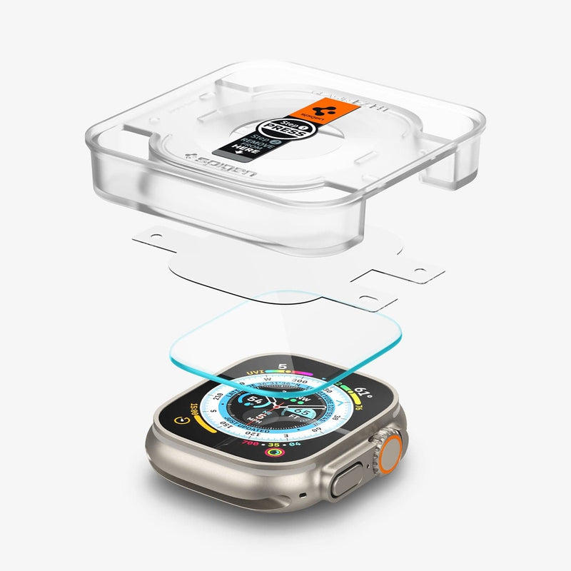 Apple Watch Series Screen Protector EZ FIT Glas.tR Spigen