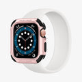 062CS24479 - Apple Watch Series (44mm) Case Tough Armor in rose gold showing the front and inside of band