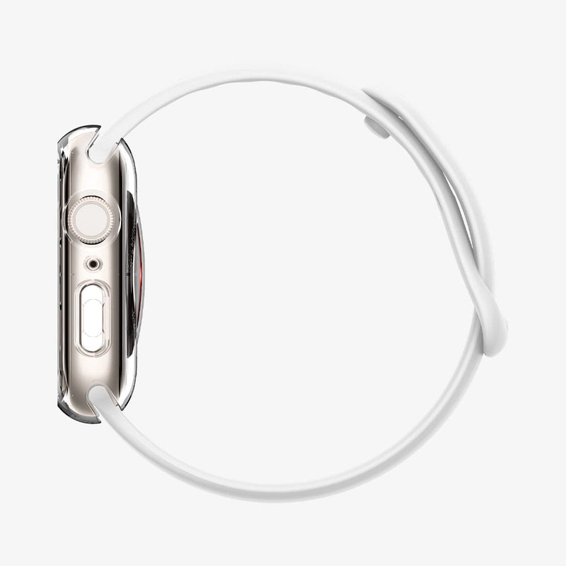 ACS04195 - Apple Watch Series (Apple Watch (41mm)) Case Liquid Crystal in crystal clear showing the side