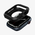 061CS24480 - Apple Watch Series (Apple Watch (41mm)) Case Rugged Armor in black showing the case hovering above the watch face