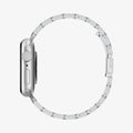 AMP06357 - Apple Watch (41mm) Modern Fit 316L Band in Silver showing the side