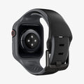 AMP02020 - Apple Watch (40mm) Liquid Air Pro in Black showing the back, partial inner and bottom