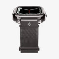 ACS04587 - Apple Watch (41mm) Metal Fit Pro in Graphite showing the partial front and side