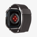 ACS04587 - Apple Watch (41mm) Metal Fit Pro in Graphite showing the back, partial side and bottom