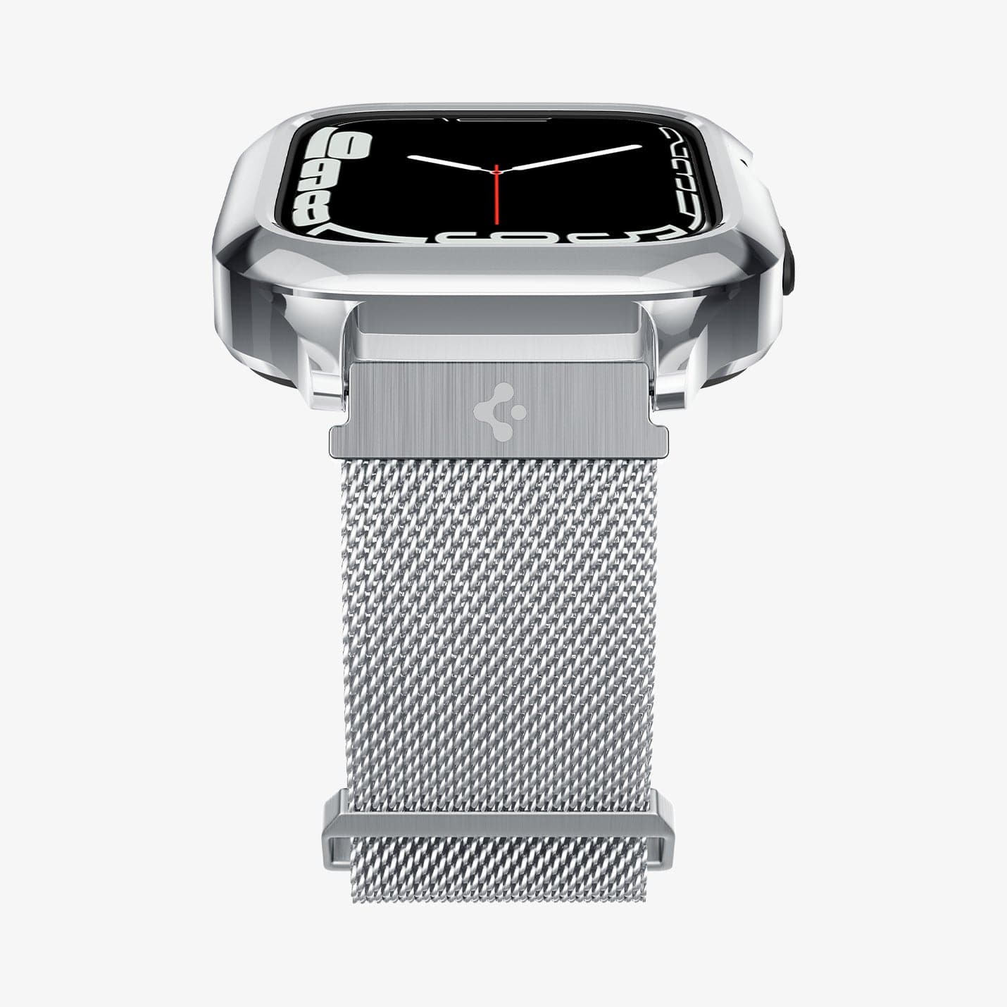 ACS04586 - Apple Watch (40mm) Metal Fit Pro in Silver showing the bottom and partial front