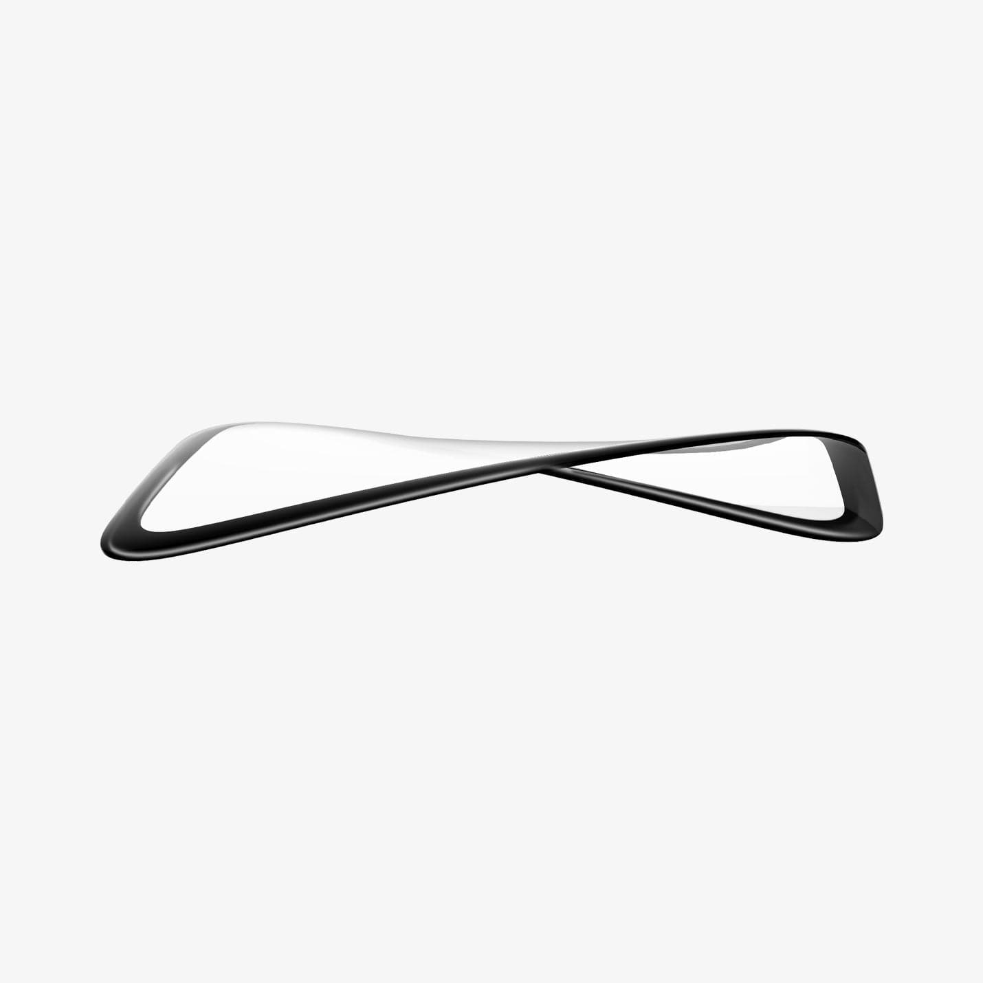 AFL00921 - Apple Watch (40mm) Screen Protector ProFlex EZ Fit in Clear showing the screen protector bending to show the flexibility