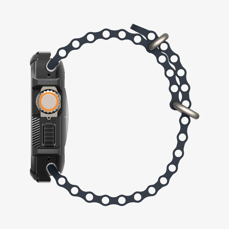 ACS05456 - Apple Watch Series (Apple Watch (49mm)) in matte black showing the side