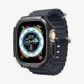 ACS05456 - Apple Watch Series (Apple Watch (49mm)) in matte black showing the front and inside of band