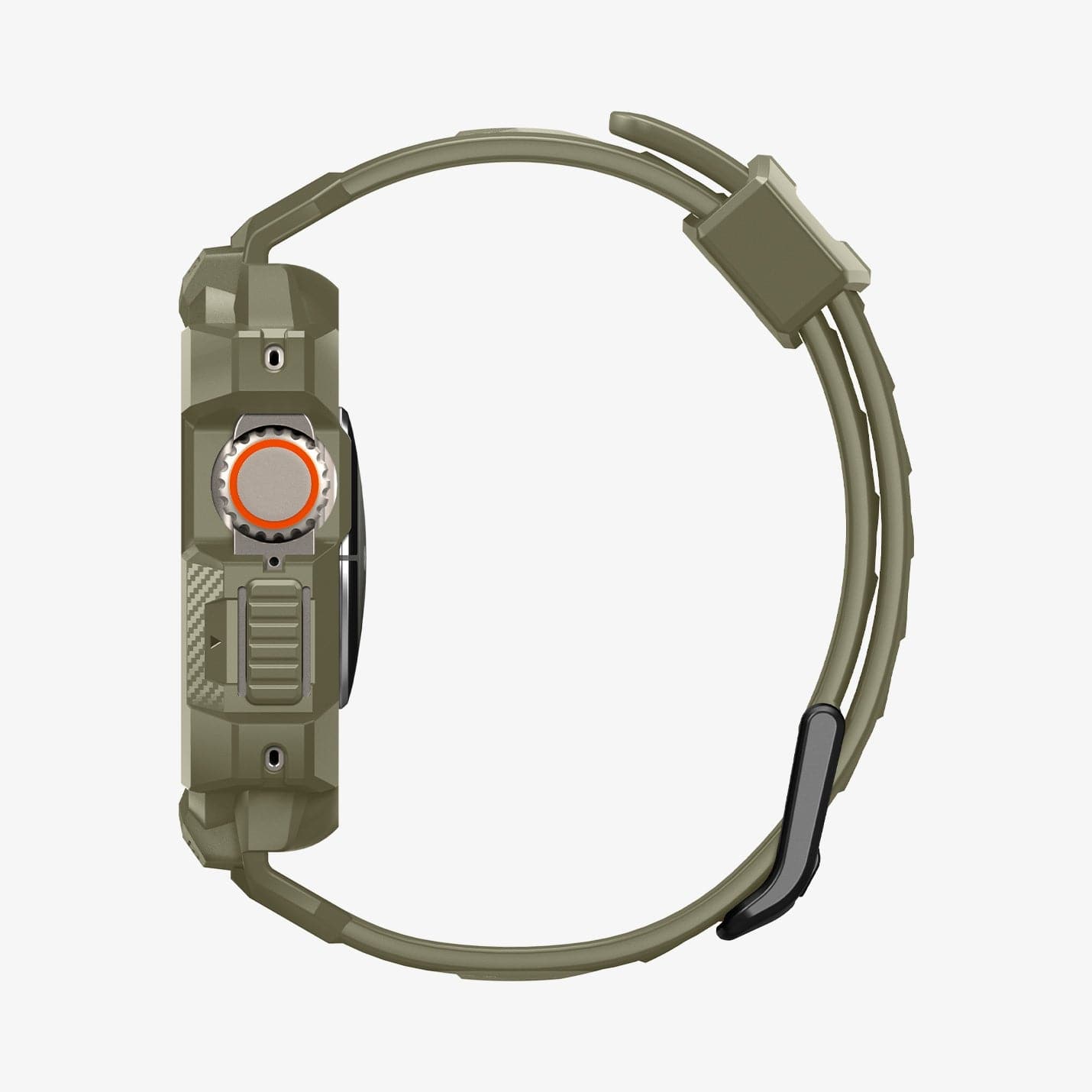 ACS05915 - Apple Watch Series (Apple Watch (49mm)) in vintage khaki showing the side